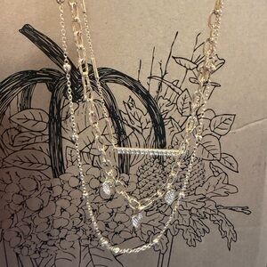 Francesca's Gold Multi-Layer Necklace